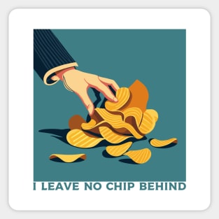 I leave no chip behind - heroes Sticker